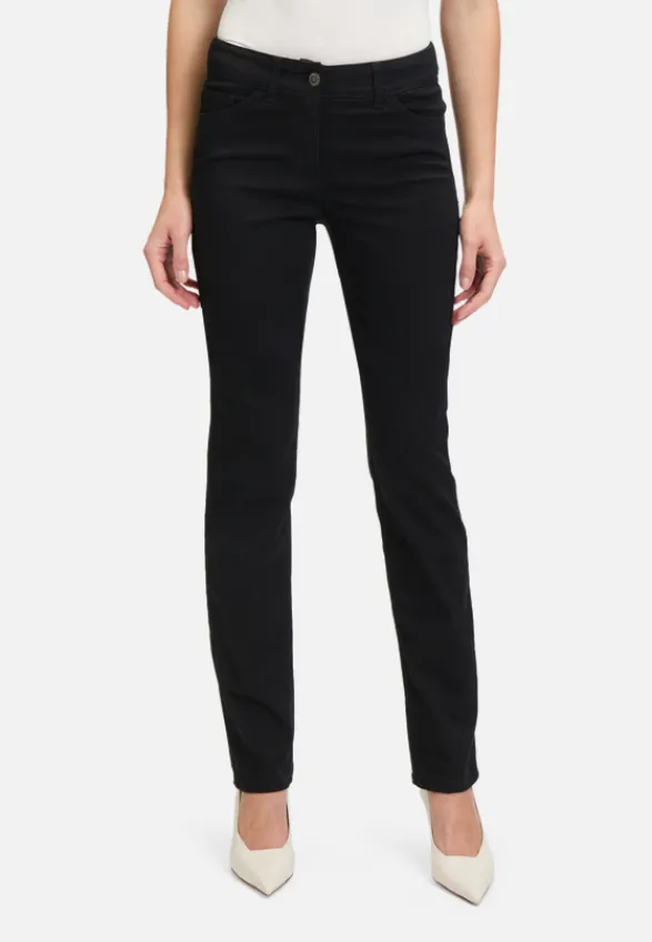Betty Barclay Jeans*Basic-Jeans mit aufgesetzten Taschen Schwarz/Schwarz