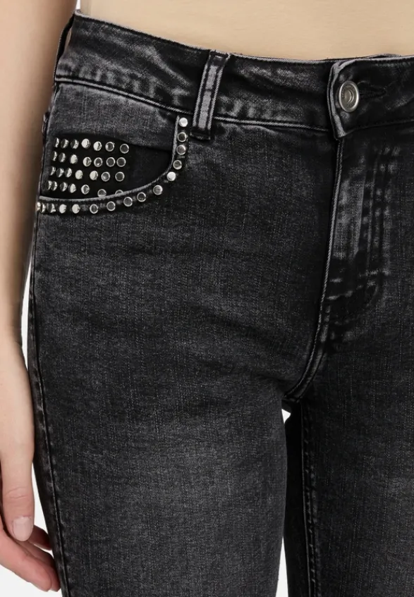 Betty Barclay Jeans*Basic-Jeans mit Waschung Dark Grey Denim