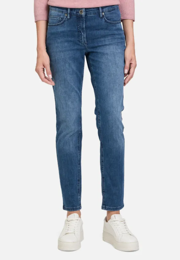 Betty Barclay Basics|Jeans*Basic-Jeans mit Waschung Blau