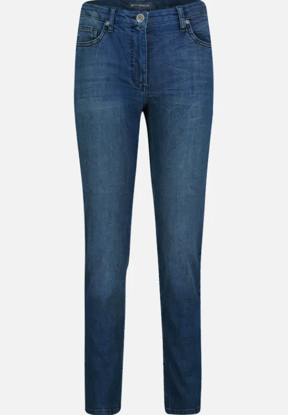 Betty Barclay Basics|Jeans*Basic-Jeans mit Waschung Blau