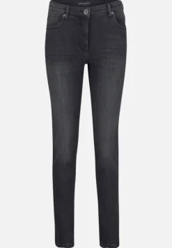 Betty Barclay Basics|Jeans*Basic-Jeans mit Waschung Dark Grey Used Denim