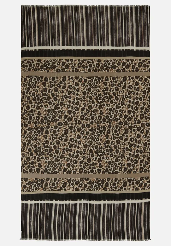 Betty Barclay Accessoires*Basic-Schal mit Aufdruck Beige/Taupe
