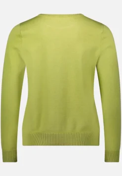 Betty Barclay Strick*Basic-Strickpullover mit Rundhalsausschnitt Fresh Moss