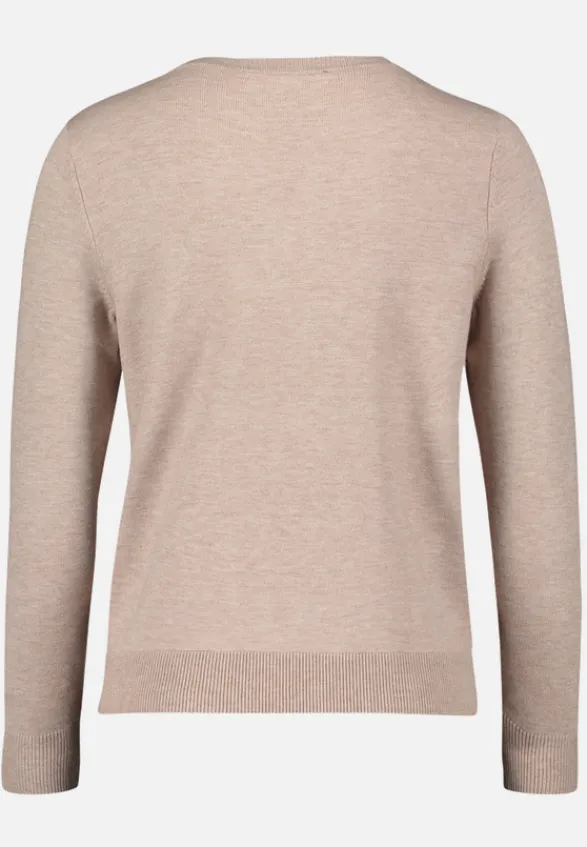 Betty Barclay Basics|Strick*Basic-Strickpullover mit Rundhalsausschnitt FunghiMelange