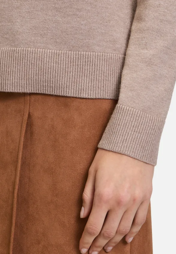 Betty Barclay Basics|Strick*Basic-Strickpullover mit Rundhalsausschnitt FunghiMelange