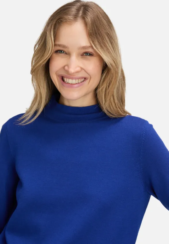 Betty Barclay Basics|Strick*Basic-Strickpullover mit Stehkragen Adria