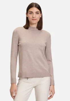 Betty Barclay Basics|Strick*Basic-Strickpullover mit Stehkragen FunghiMelange
