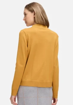 Betty Barclay Strick|Basics*Basic-Strickpullover mit Stehkragen gold