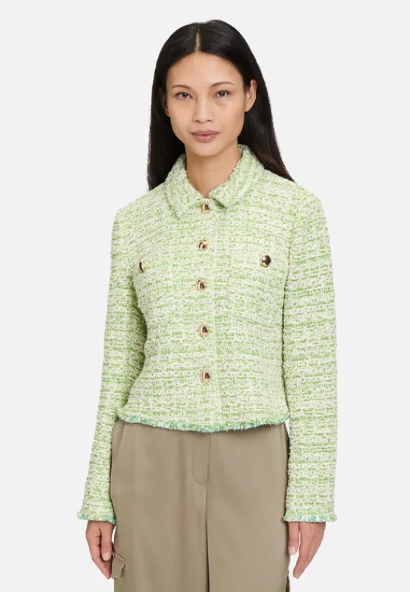 Betty Barclay Business Kleidung|Blazer*Blazer-Jacke langarm Green/Cream