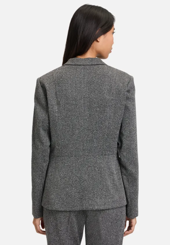 Betty Barclay Business Kleidung|Blazer*Blazer-Jacke langarm Schwarz/Weiß