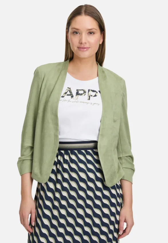 Betty Barclay Business Kleidung|Festliche Mode*Blazer-Jacke mit 3/4 Arm Oil Green
