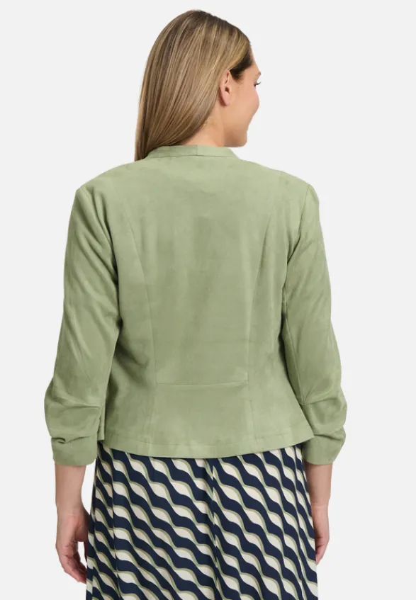 Betty Barclay Business Kleidung|Festliche Mode*Blazer-Jacke mit 3/4 Arm Oil Green