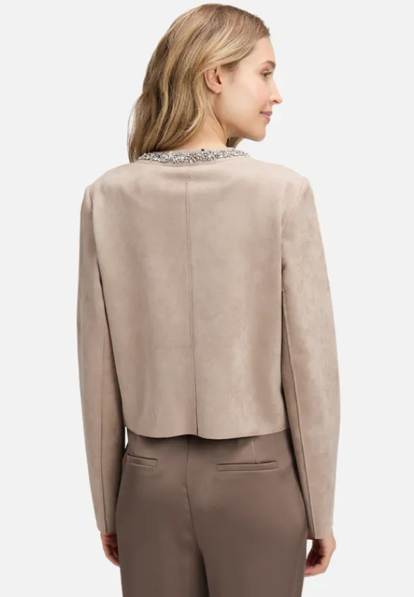 Betty Barclay Festliche Mode|Blazer*Blazer-Jacke mit aufgesetzten Taschen Taupe