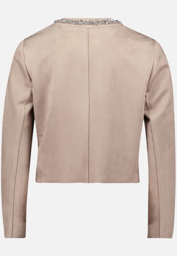 Betty Barclay Festliche Mode|Blazer*Blazer-Jacke mit aufgesetzten Taschen Taupe