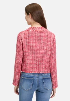Betty Barclay Blazer|Jacken*Blazer-Jacke mit Fransen Red/Pink