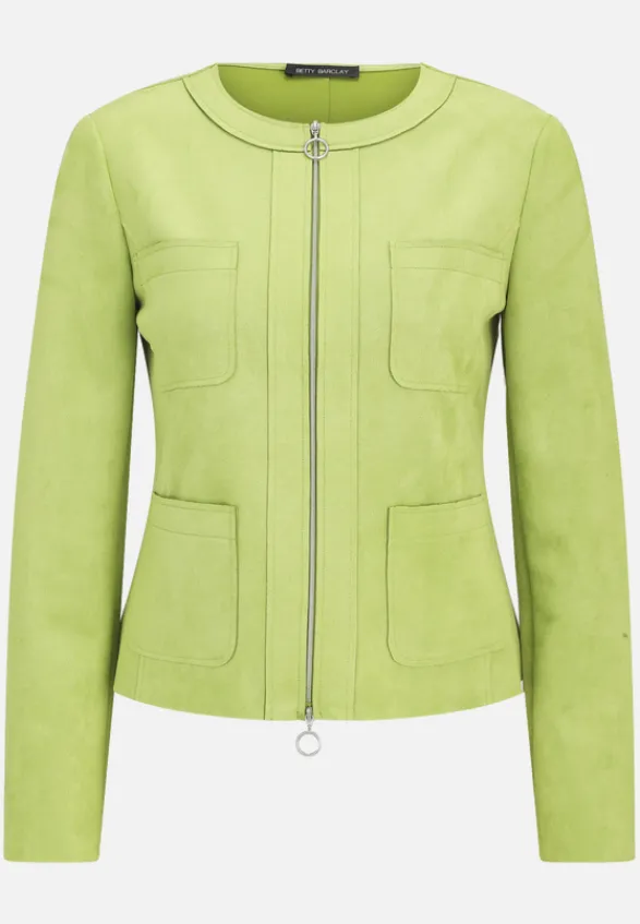 Betty Barclay Blazer*Blazer-Jacke mit Reißverschluss Fresh Moss