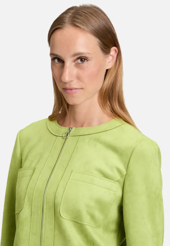 Betty Barclay Blazer*Blazer-Jacke mit Reißverschluss Fresh Moss