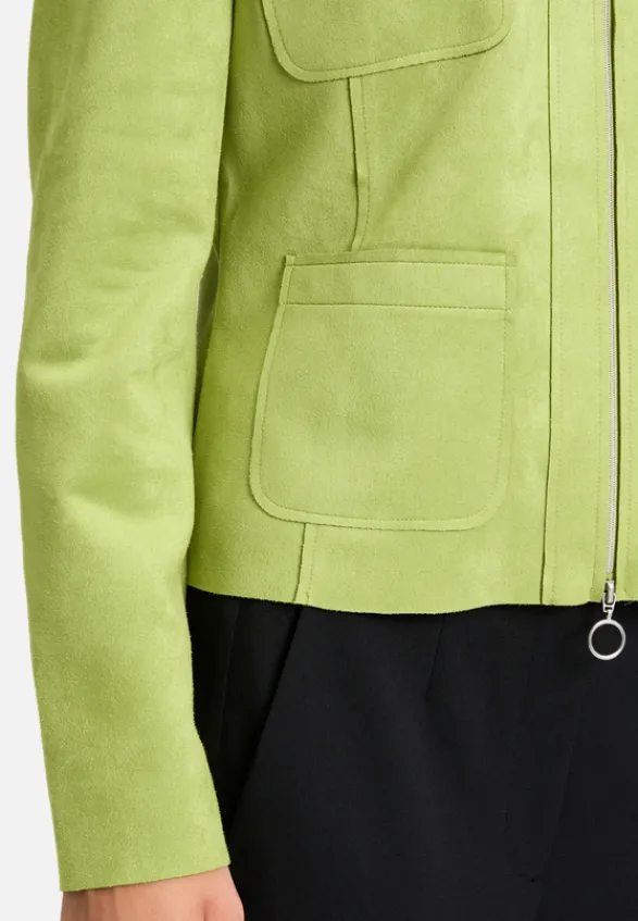 Betty Barclay Blazer*Blazer-Jacke mit Reißverschluss Fresh Moss