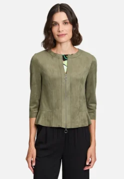 Betty Barclay Blazer*Blazer-Jacke mit Reißverschluss Dusty Olive