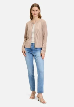 Betty Barclay Blazer*Blazer-Jacke mit Reißverschluss Powder Pearl