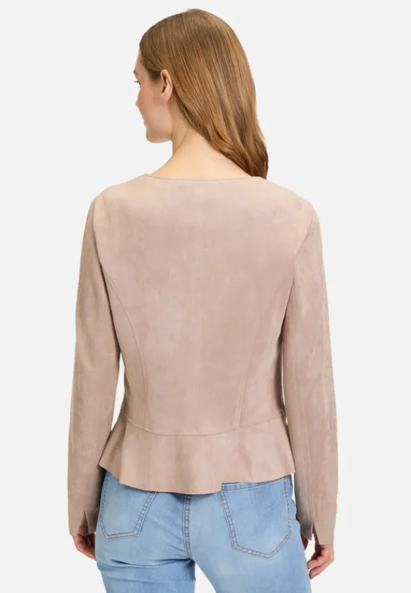 Betty Barclay Blazer*Blazer-Jacke mit Reißverschluss Powder Pearl