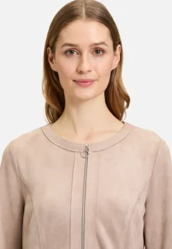 Betty Barclay Blazer*Blazer-Jacke mit Reißverschluss Powder Pearl