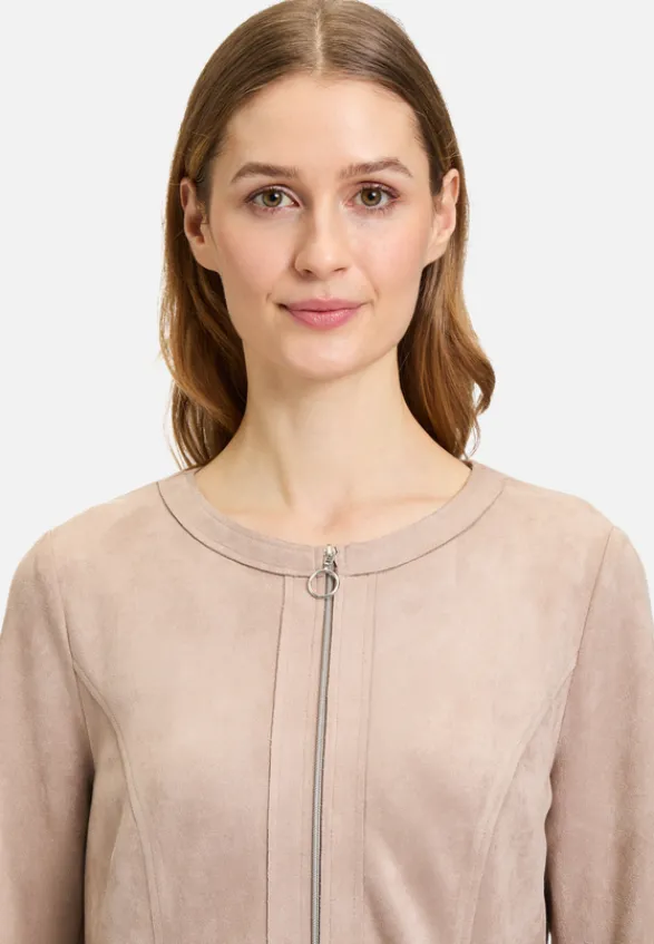 Betty Barclay Blazer*Blazer-Jacke mit Reißverschluss Powder Pearl