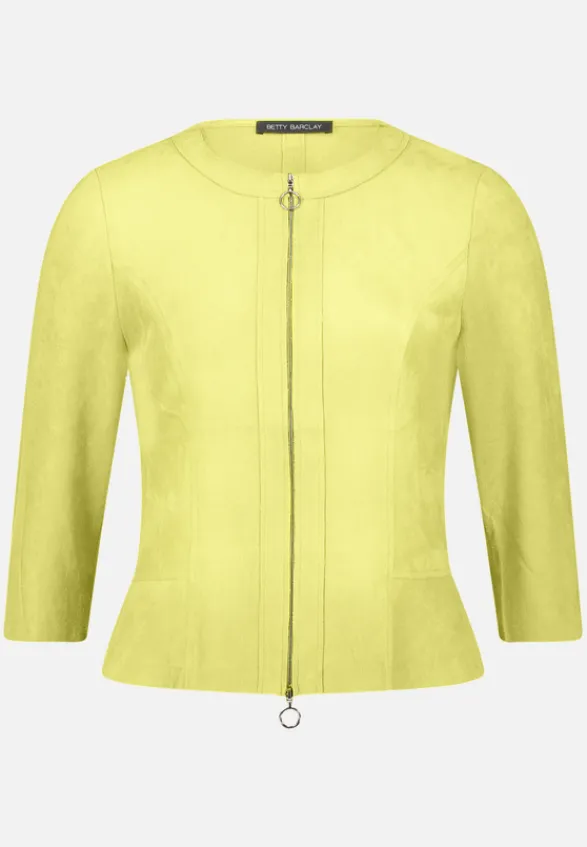 Betty Barclay Blazer*Blazer-Jacke mit Reißverschluss Erbsgrün