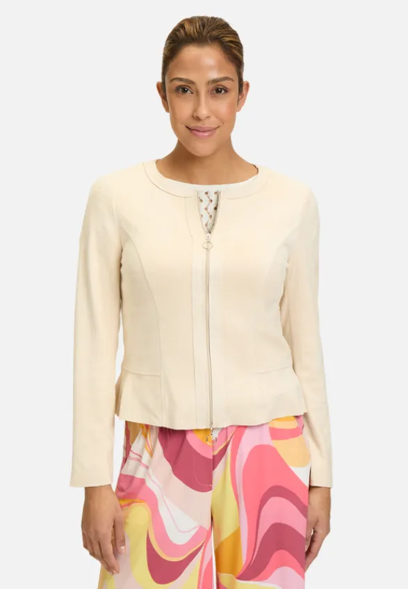 Betty Barclay Blazer*Blazer-Jacke mit Reißverschluss Grau