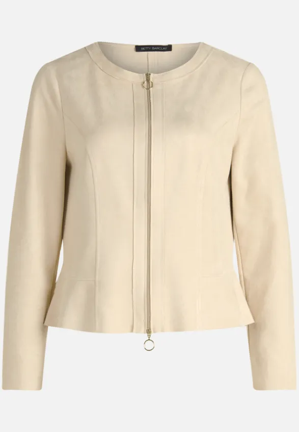 Betty Barclay Blazer*Blazer-Jacke mit Reißverschluss Grau