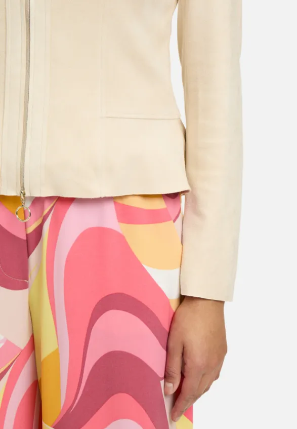 Betty Barclay Blazer*Blazer-Jacke mit Reißverschluss Grau