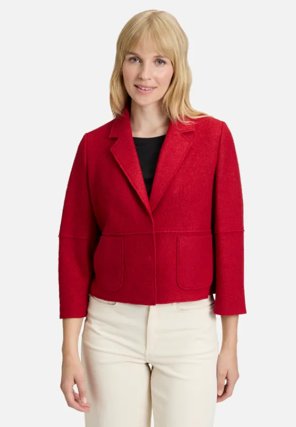 Betty Barclay Blazer*Blazer-Jacke mit Reverskragen Rot