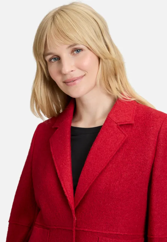 Betty Barclay Blazer*Blazer-Jacke mit Reverskragen Rot