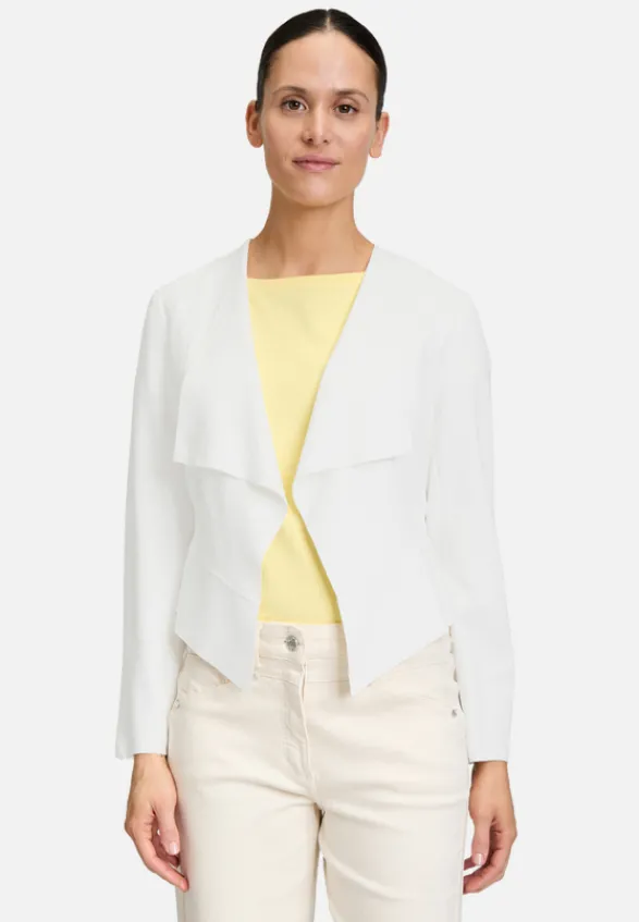 Betty Barclay Blazer*Blazer-Jacke ohne Verschluss Rohweiß
