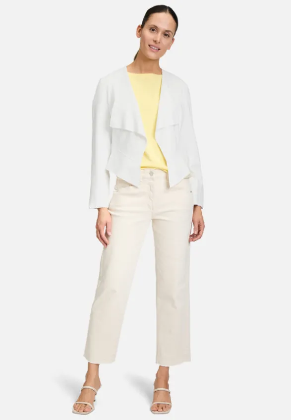 Betty Barclay Blazer*Blazer-Jacke ohne Verschluss Rohweiß