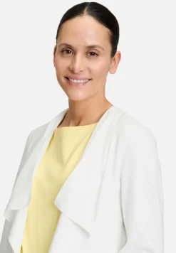 Betty Barclay Blazer*Blazer-Jacke ohne Verschluss Rohweiß