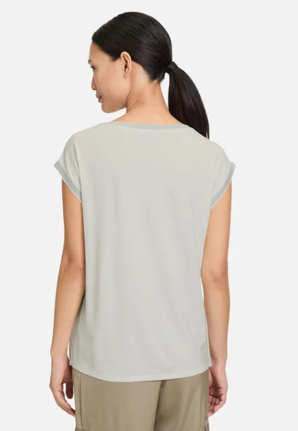 Betty Barclay Shirts*Blusenshirt mit Aufdruck Patch Cream/Beige