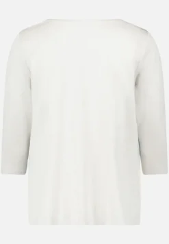 Betty Barclay Shirts|Blusen*Blusenshirt mit Aufdruck Beige/Petrol