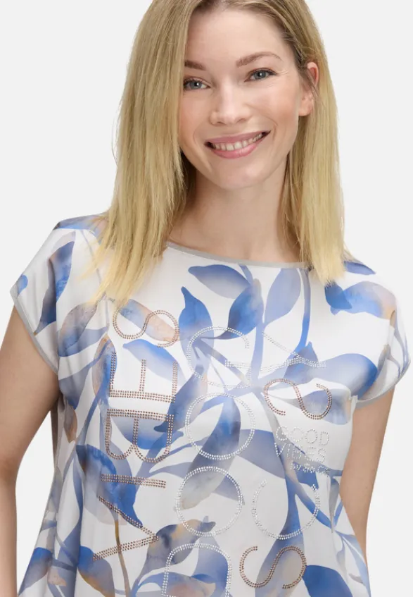Betty Barclay Shirts*Blusenshirt mit Aufdruck Grey/Blue
