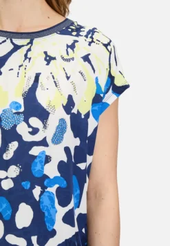 Betty Barclay Shirts*Blusenshirt mit Aufdruck Dunkelblau/Weiß
