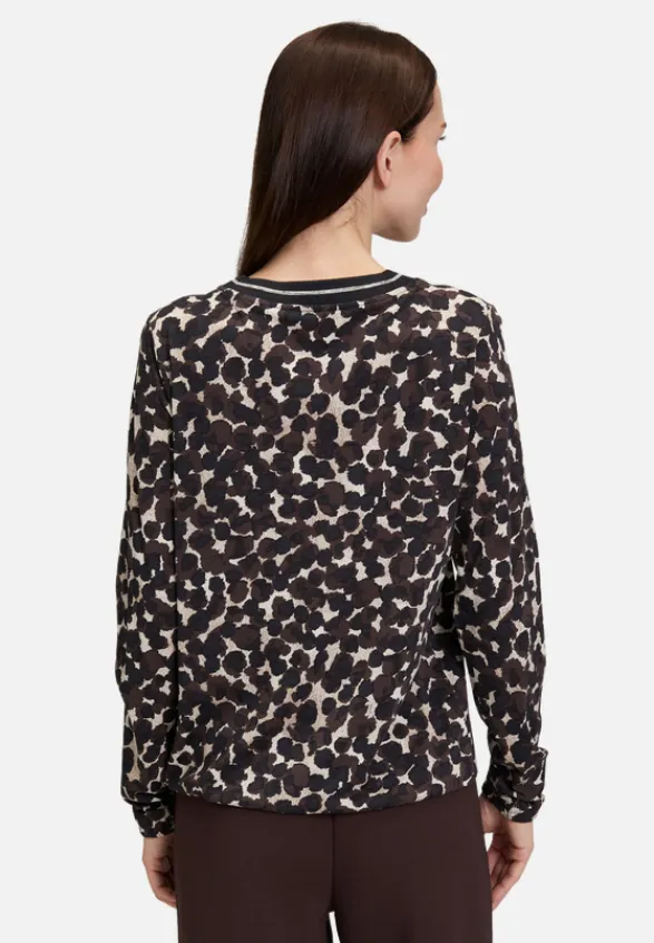 Betty Barclay Shirts*Blusenshirt mit Gummizug Braun/Beige