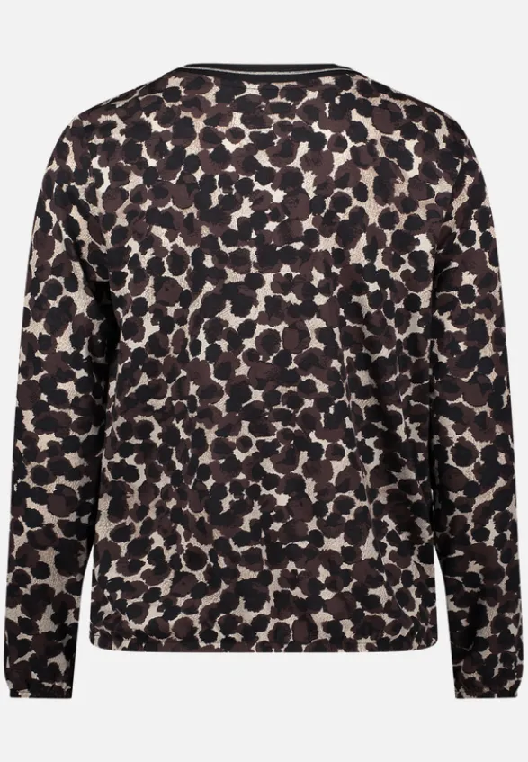 Betty Barclay Shirts*Blusenshirt mit Gummizug Braun/Beige