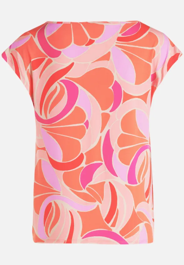 Betty Barclay Festliche Mode|Shirts*Blusenshirt mit Gummizug Red/Rosè