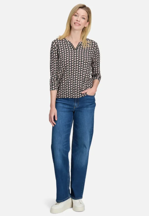 Betty Barclay Shirts*Blusenshirt mit Print Black/Rosé