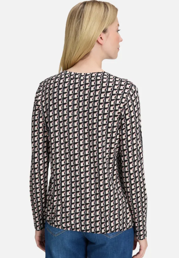 Betty Barclay Shirts*Blusenshirt mit Print Black/Rosé