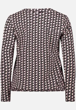 Betty Barclay Shirts*Blusenshirt mit Print Black/Rosé