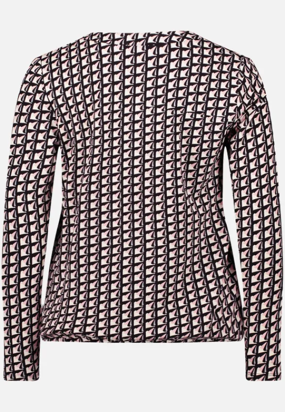 Betty Barclay Shirts*Blusenshirt mit Print Black/Rosé
