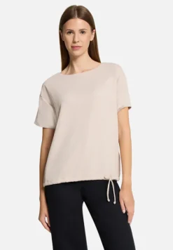 Betty Barclay Strick*Blusenshirt mit Tunnelzug beige