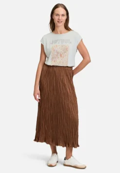 Betty Barclay Shirts*Blusenshirt mit U-Boot-Ausschnitt Patch White/Rosé