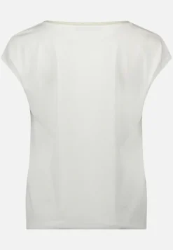 Betty Barclay Shirts*Blusenshirt mit U-Boot-Ausschnitt Patch White/Rosé